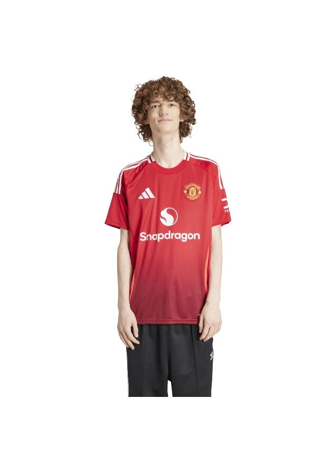 adidas Originals Mufc H Jsy Red Football Jerseys For Men Xs  - Image 4