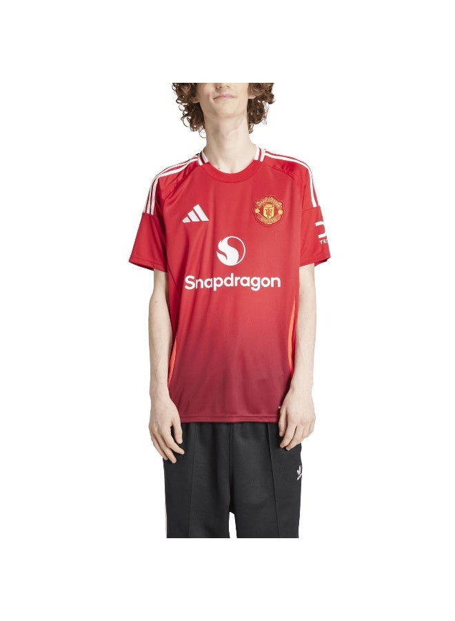 adidas Originals Mufc H Jsy Red Football Jerseys For Men Xs  - Image 5