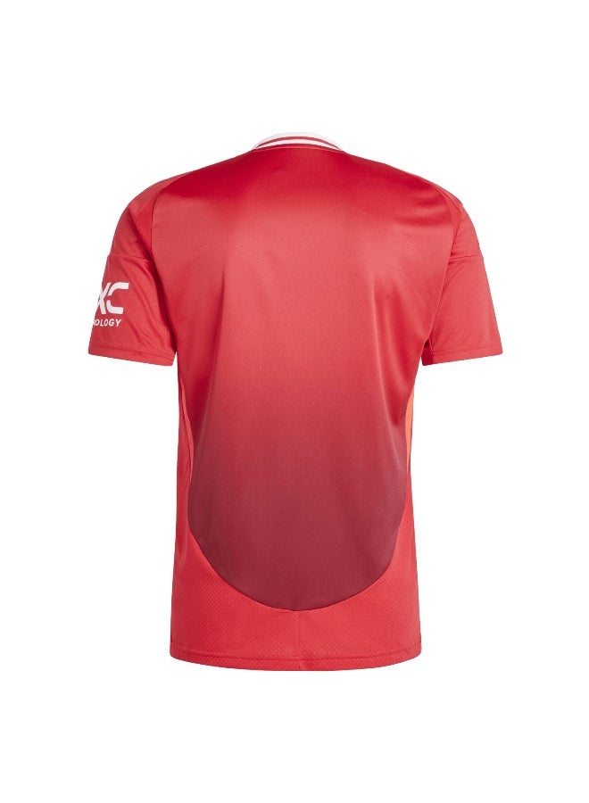 adidas Originals Mufc H Jsy Red Football Jerseys For Men Xs  - Image 3