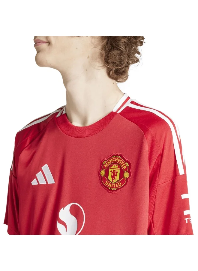 adidas Originals Mufc H Jsy Red Football Jerseys For Men Xs