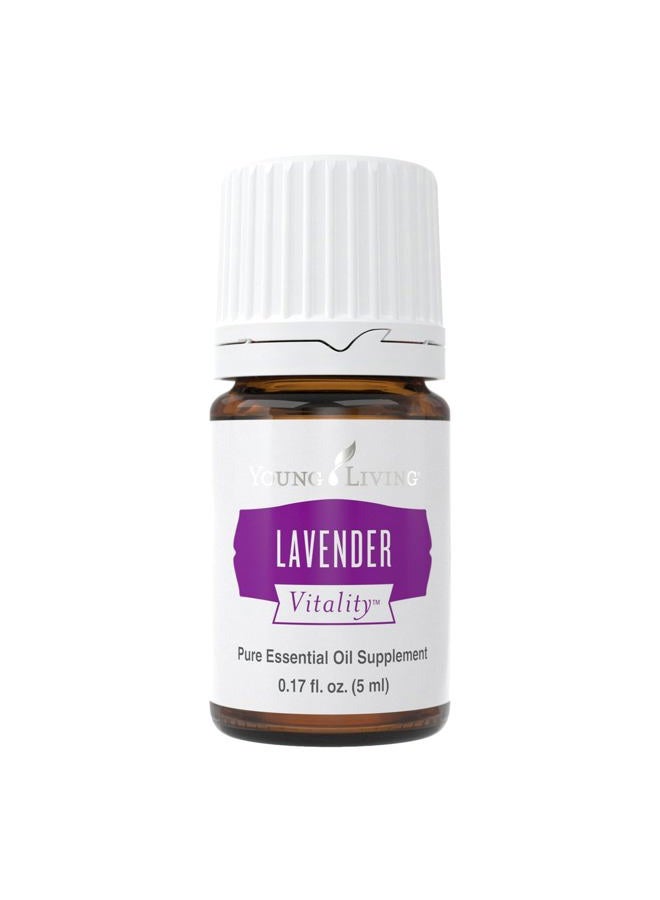 Young Living Vitality Lavender Essential Oil 5ml Bottle - Calming Floral Flavor - 100% Pure - Steam Distilled - Add a floral flavor to Foods and Beverages - Image 1
