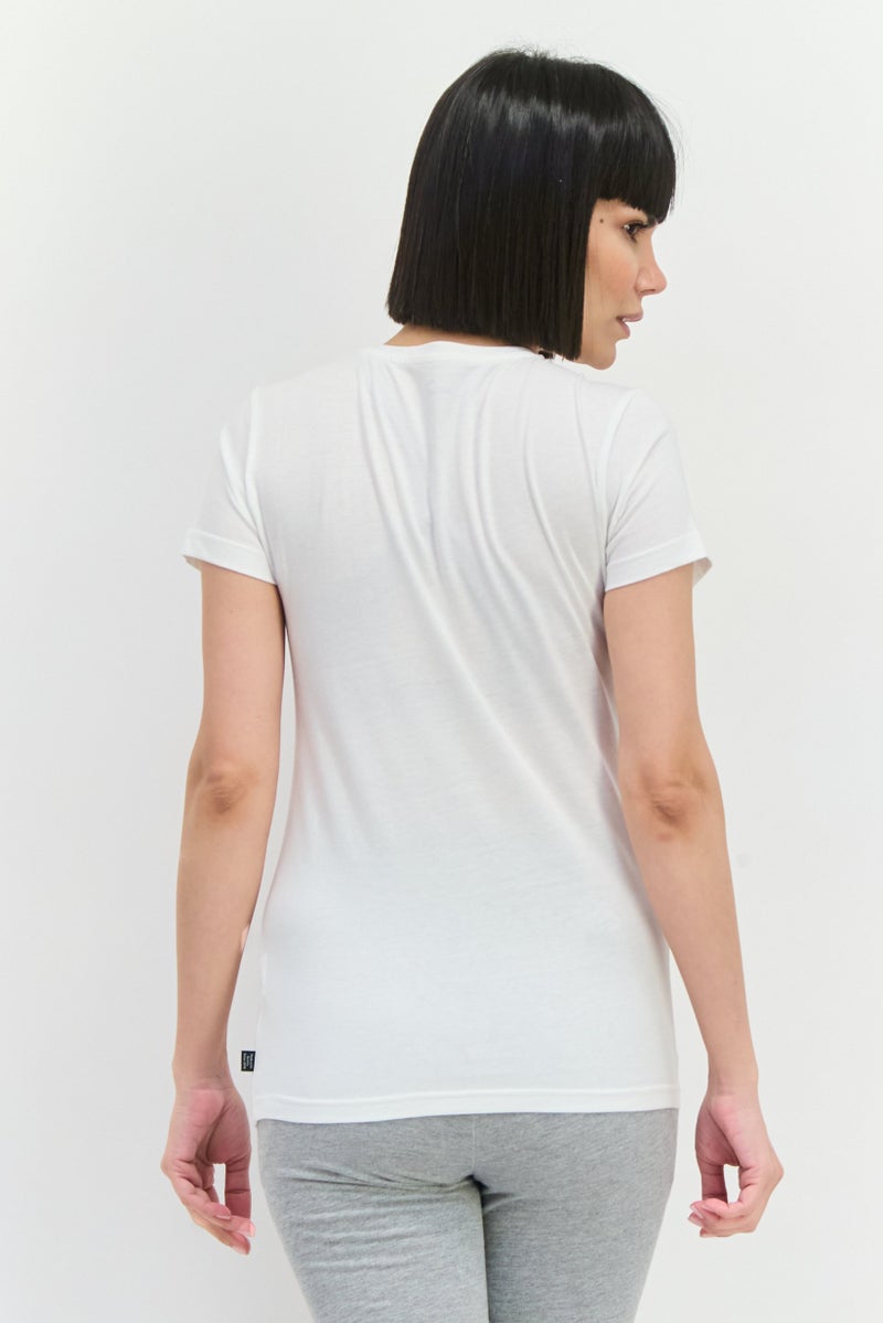 PUMA Women Sportswear Fit Short Sleeves Outdoor T-Shirt, White - Image 3