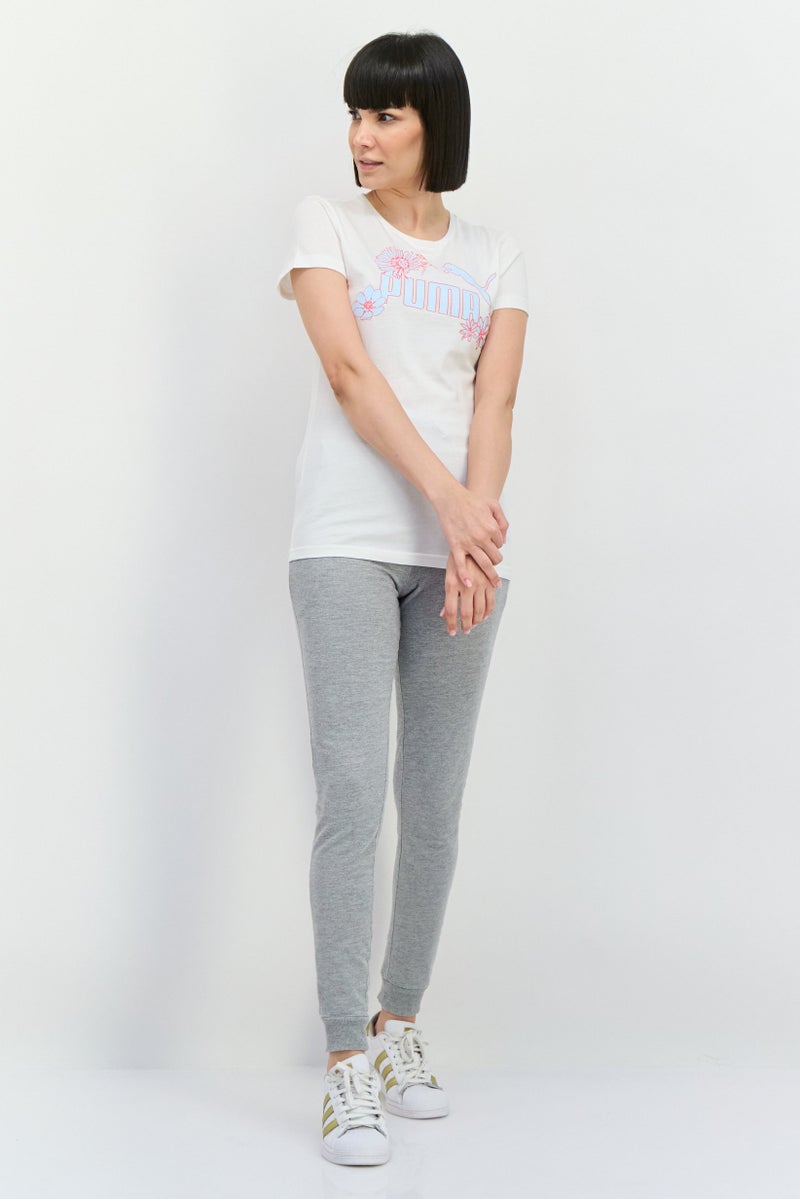 PUMA Women Sportswear Fit Short Sleeves Outdoor T-Shirt, White - Image 2