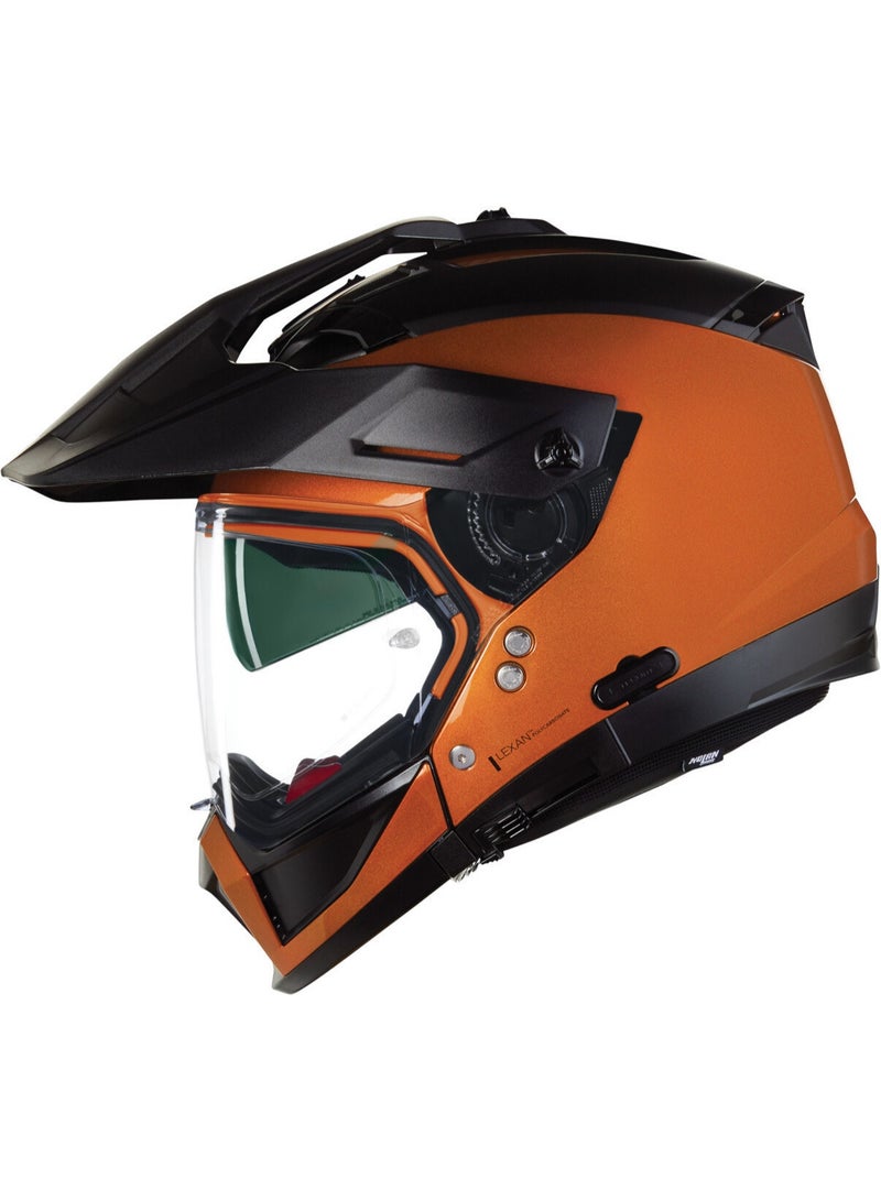 Nolan N70-2 X  06 CLASSICO NOBILE OCHRE  BLACK GLOSSY  Helmet - Image 2
