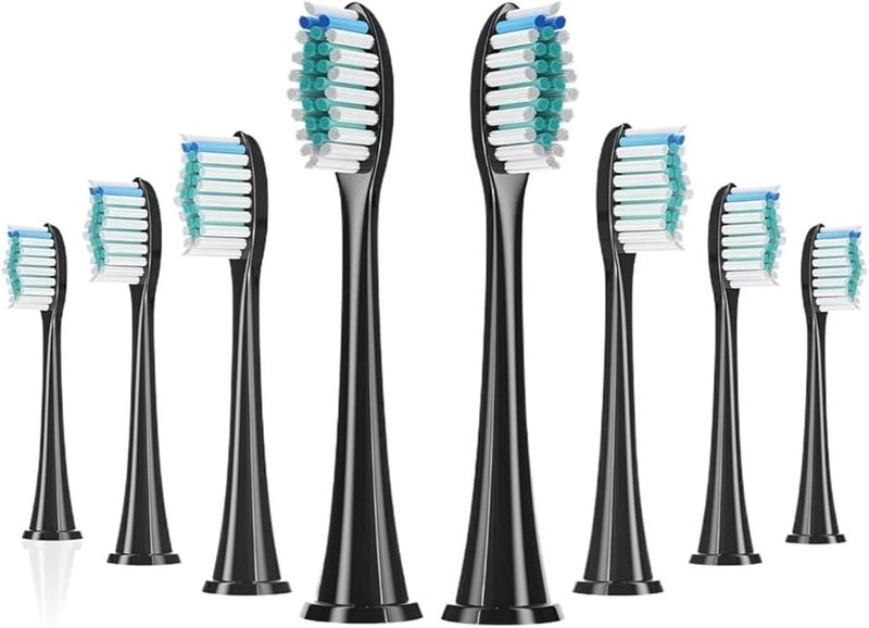 8PCS Replacement Brush Heads Compatible with Philips Sonicare DiamondClean HX3 HX6 HX9 - Image 1
