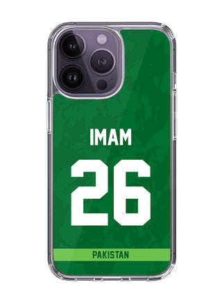 Classic Clear Case for iPhone 14 Pro , Hybrid Soft Case Transparent Cover - Player Name - Imam-ul-Haq, Jersey Number- 26 - pzsku/ZCE254AC06B71FC3C39EEZ/45/_/1697268919/72bb9ec9-b396-4b6e-8ec4-5ccef1c08953