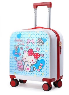 CityRiya-Long Kids' Luggage, Travel Suitcases for Girls Boys, Children's Cycling Luggage, 20" Toddler Suitcase Kid Ride Rolling, Travel Luggage Sets for Kid, Kids Ride On Suitcase, Child Carry-On Luggage  - Image 1