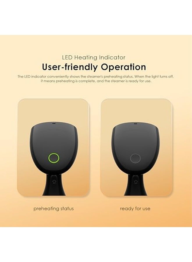 Oraimo 2-in-1 Handheld Garment Steamer (1500W) – Fast 35s Heat-Up, 22g/min Continuous Steam, Metal Plate, 220ml Tank, Lint Brush Attachment, Diamond Texture Design, 2m Cord, Ideal for All Fabrics & Travel - Image 5