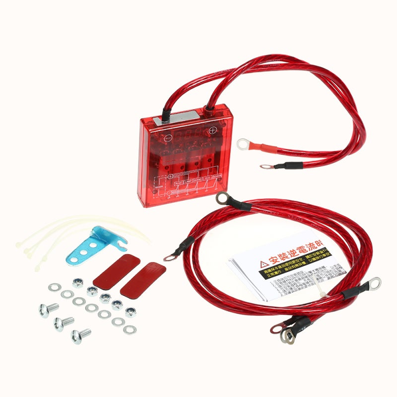Car Digital Voltage Stabilizer: Red, Stable Power Supply, Extended Battery Life - Enhanced Ignition Performance, Voltage Stabilizer for Automotive Electrical Systems - Image 1