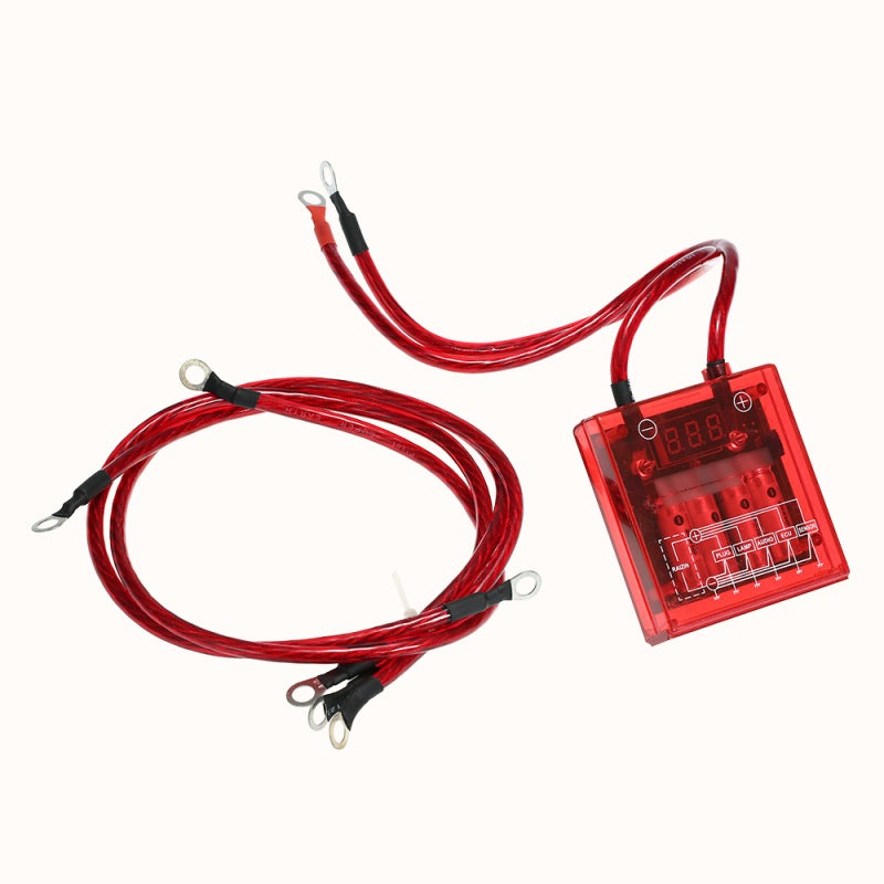 Car Digital Voltage Stabilizer: Red, Stable Power Supply, Extended Battery Life - Enhanced Ignition Performance, Voltage Stabilizer for Automotive Electrical Systems - Image 3