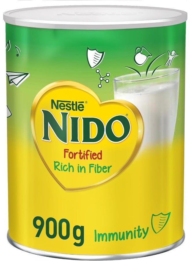 Nido حليب نيدو من نستله المدعم بودرة غنية بالألياف 900.0 جرام - Image 1