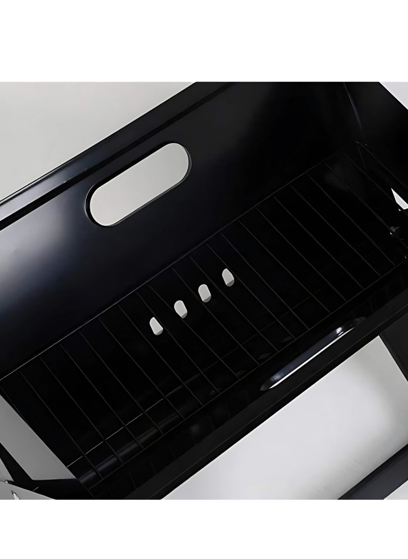 Manful Portable Charcoal Grill for Camping Cooking Stainless Steel Mini Folding Grill Stove for Travel, Picnic, Motorhome with Cover BBQ Cooking for Outdoor Camping  - Image 5