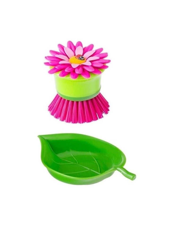 Vigar Flower Power Palm Dish Brush - Image 2