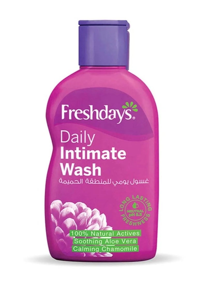 Freshdays Daily Intimate Wash With 100% Natural Actives 200ml - Image 1