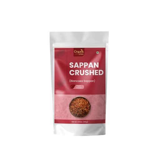 Organic Spree Sappan Wood Crushed 100g – Biancaea Sappan – Rich in Antioxidants & Natural Cooling Support* - Image 1