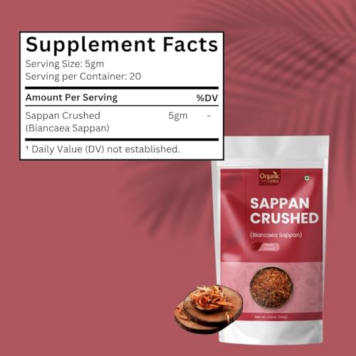 Organic Spree Sappan Wood Crushed 100g – Biancaea Sappan – Rich in Antioxidants & Natural Cooling Support* - Image 5