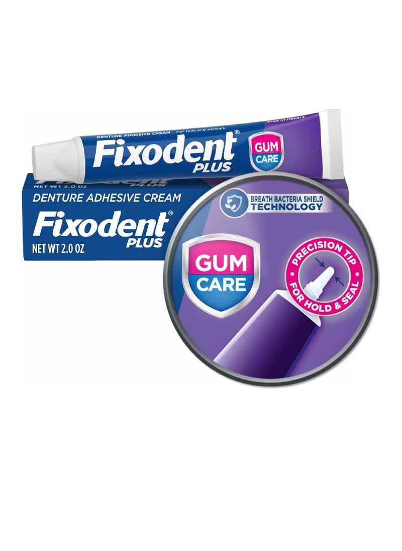 Fixodent - Fixodent Plus Denture Adhesive Cream 2 oz (Pack of 3) - Image 1
