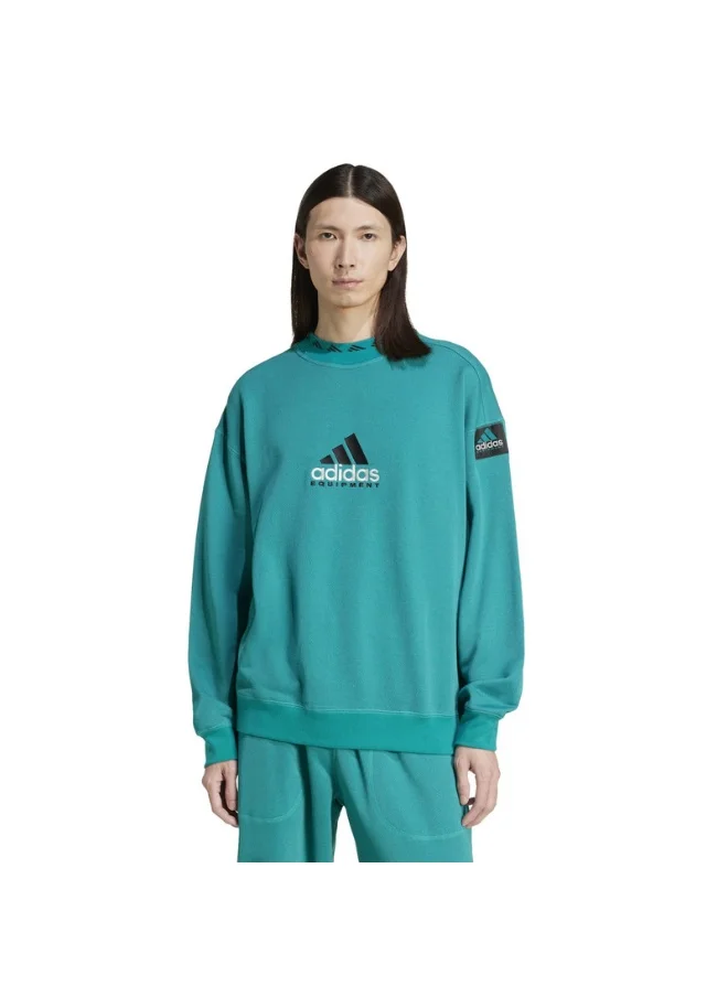 اديداس adidas EQT REFLECT CRW Green Originals Men SWEATSHIRTS