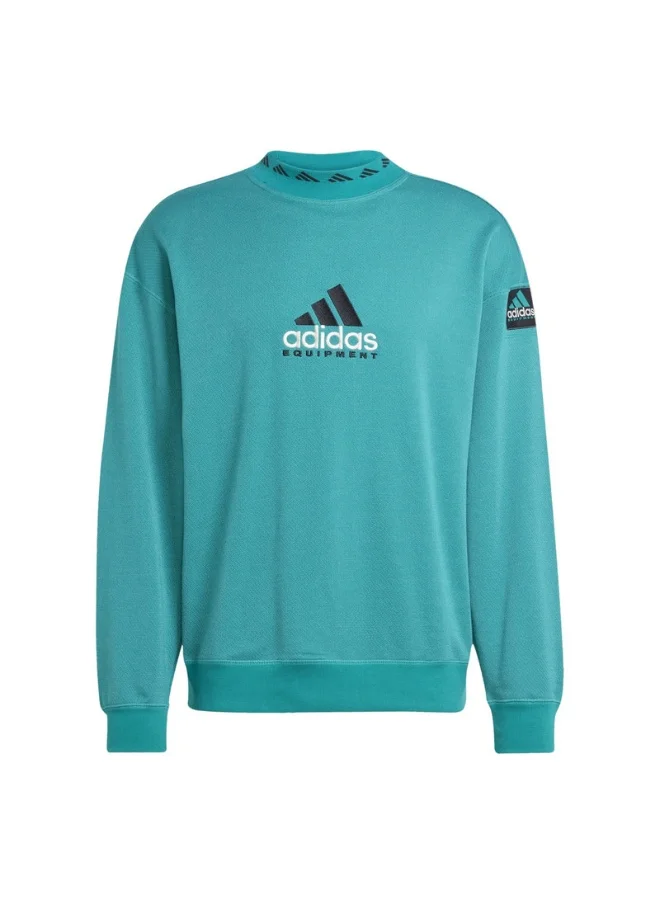 اديداس adidas EQT REFLECT CRW Green Originals Men SWEATSHIRTS