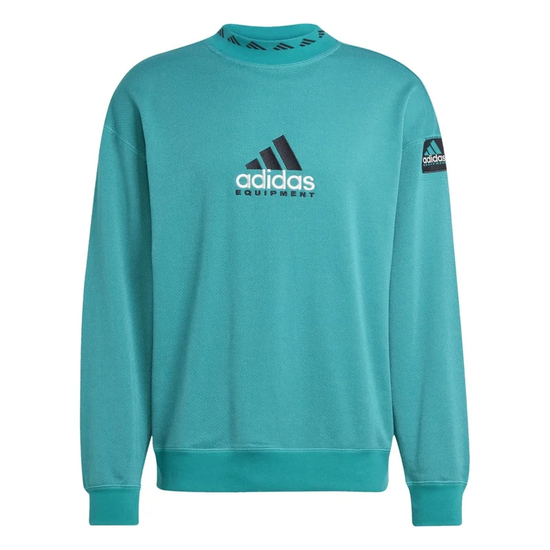 Adidas Originals Equipment Green EQT Reflective Crewneck Sweatshirt for Men | Best Price UAE