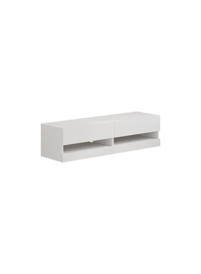 Mourah Home MOON TV UNIT 120 - WHITE - Image 5