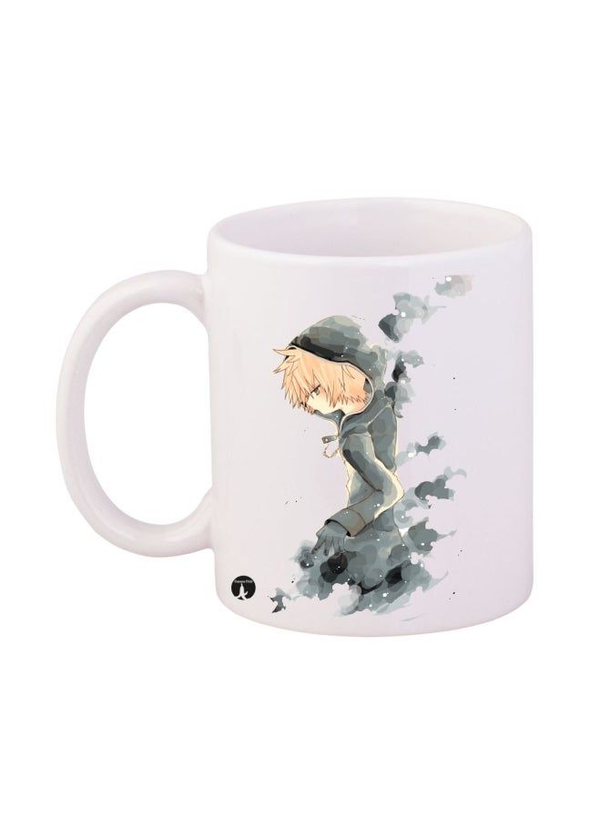 RKN Kingdom Hearts Printed Mug White/Beige/Grey 12ounce - Image 1
