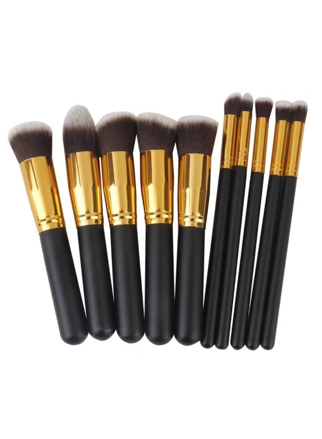 10Pcs Makeup Brushes Set Eyeshadow Lip Powder Concealer Blusher Cosmetics Tool - Image 2