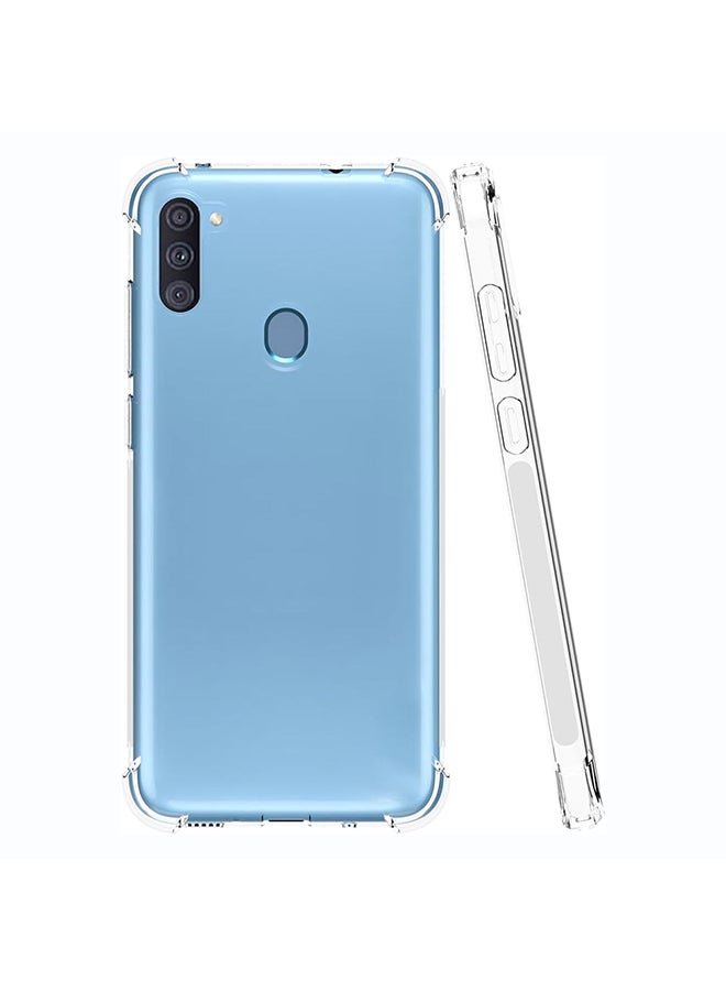 O Ozone Military Grade Clear Case Compatible With Samsung Galaxy M11| Transparent Shockproof Protective Cover | Anti-Yellow Hard PC + Soft TPU Hybrid Case | Drop Protection & Slim Design - Image 2