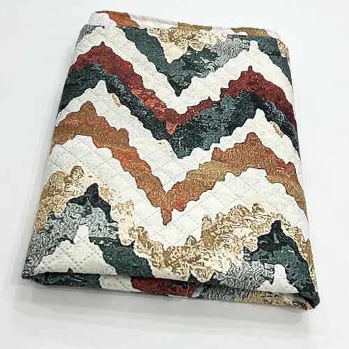 AMAZE ATTIRES Printed Sofa Seat Cover for 5 Seater with Heavy Antiskid Backing & Easily Machine Washable Sofa Seat Runner for Couch - (27 x 24 Inches - 4 Pieces, 27 x 72 Inches - 2 Piece) Design 5 - Image 3