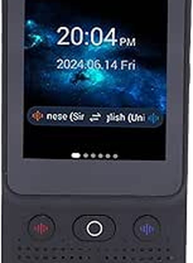 مترجم الصوت الذكي الفوري 2 بشاشة لمس 8 بوصة واي فاي بلوتوث 138 لغة للسفر والاجتماعات - Image 1