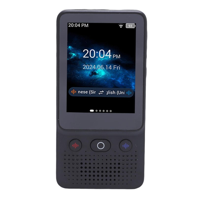 مترجم الصوت الذكي الفوري 2 بشاشة لمس 8 بوصة واي فاي بلوتوث 138 لغة للسفر والاجتماعات - Image 2