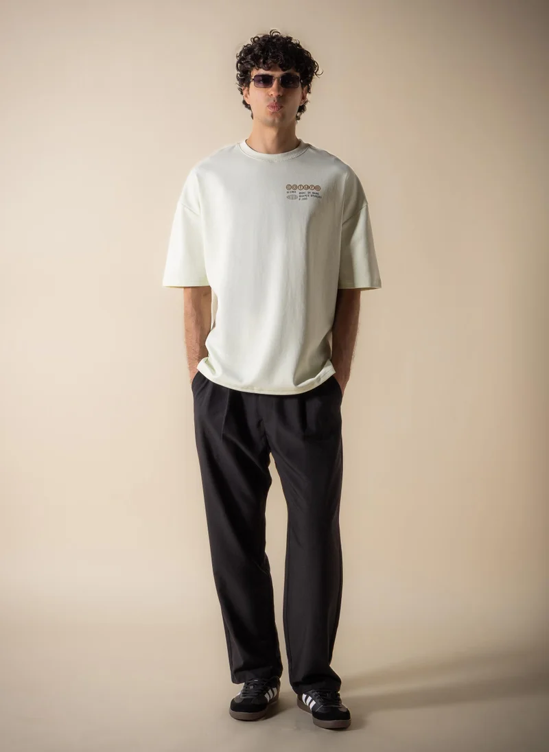 شايبس SLOGAN PRINTED COMFORT HEAVYWEIGHT T-SHIRT