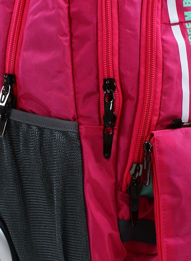 3M Trolley School Bag with Pencil Case – Fuchsia - Image 3