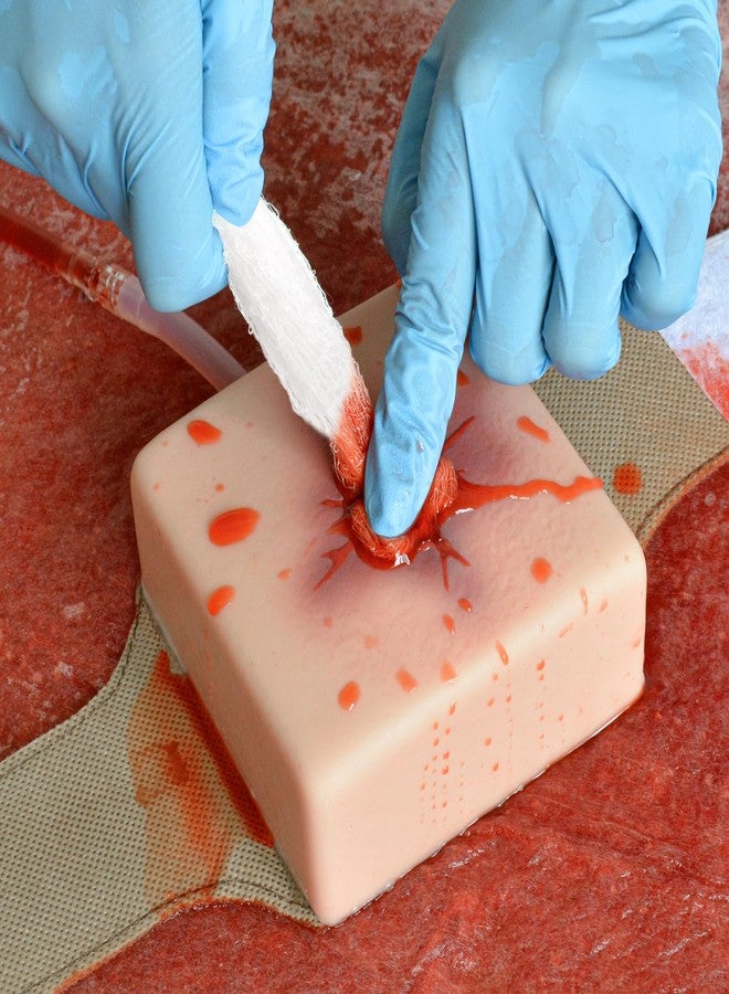 MedEduQuest Wearable Wound Packing Task Training Kit, Bleeding Control Trainer for Military First Aid Training, Medical Education - Image 3