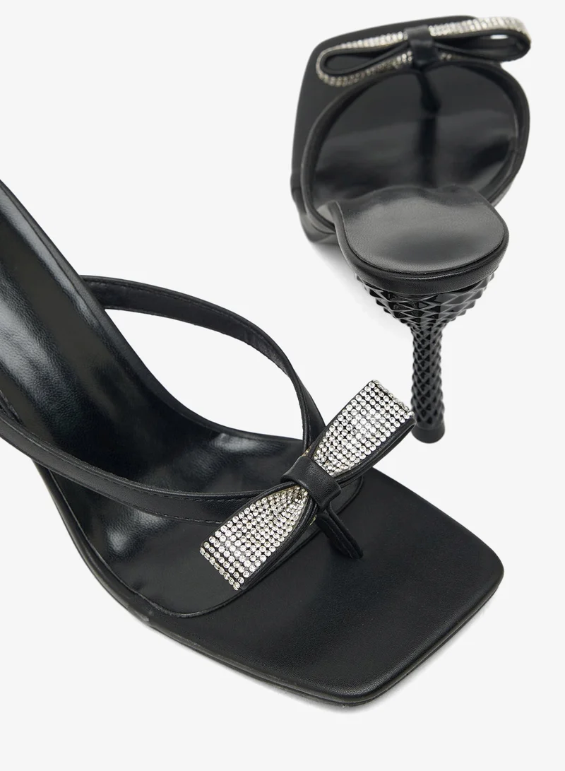 ELLA Heeled Sandal With Bow