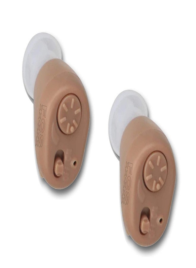 FCS KF-60 Instant fit ITC Hearing Aid Personal Sound Hearing Amplifier for Seniors and Adults with Moderate Hearing Loss (Pack of 2) (3 Month Seller Warranty) - Image 1