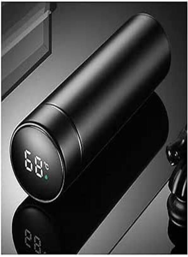 Spaceshoop Digital Thermal Mug Flask, 450ml - Black