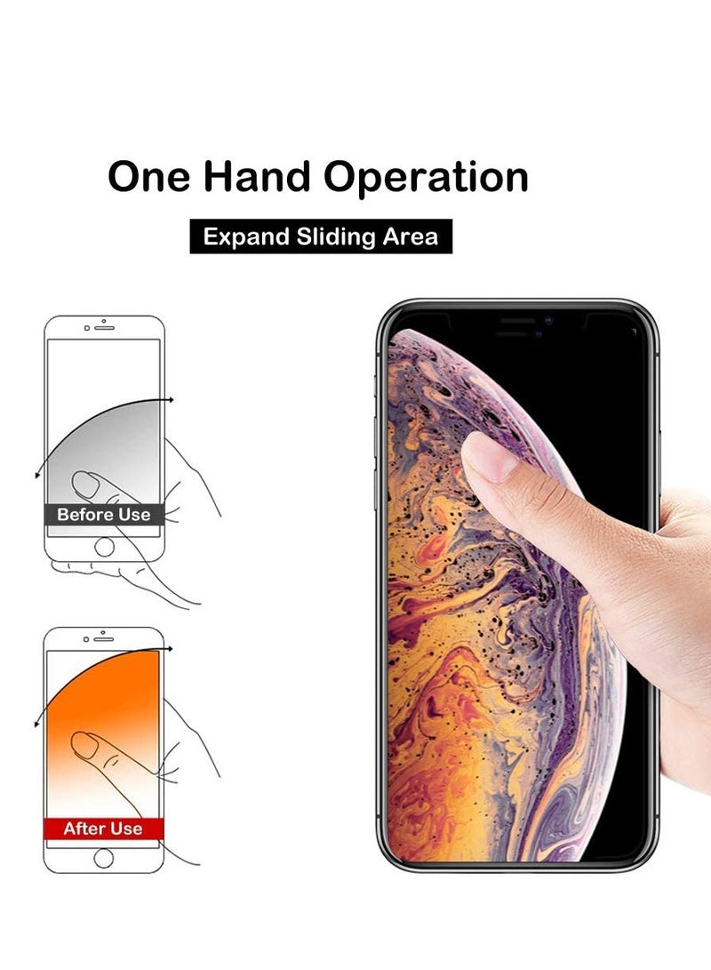 SYOSI مجموعة من 2 حامل حلقي للهاتف المحمول مع حامل للإصبع يدور 360 درجة وقبضة حلقية معدنية للتركيب المغناطيسي للسيارة متوافق مع جميع الهواتف الذكية باللون الأسود اللامع - Image 3