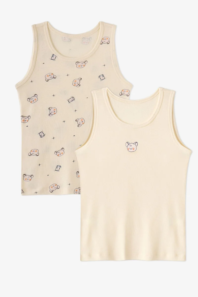 Penti PENTI Boys' Cute Animals Unicorn Print Tank Top