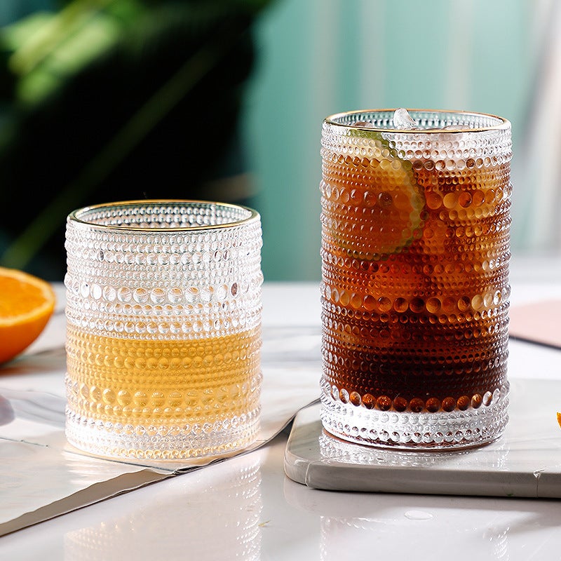Retro Polka Dot Glass Cup - Image 4