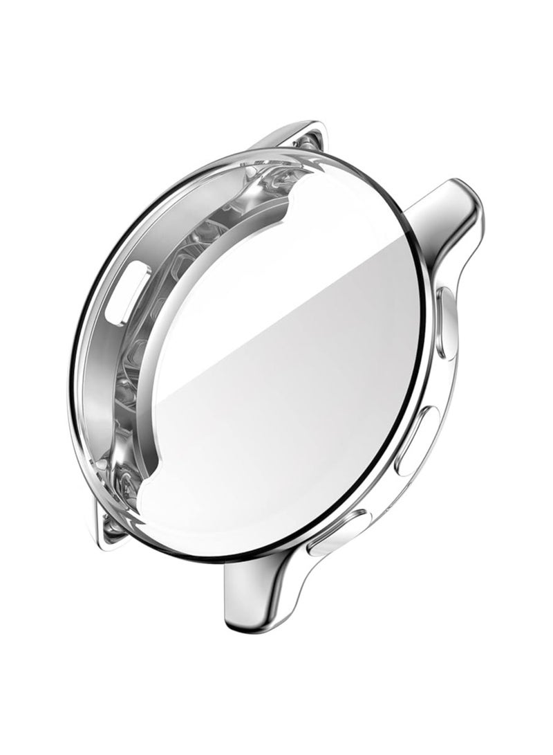 Case Cover Compatible with Garmin Venu 2 Plus Watch Case Screen Protector, All-Around Protective Case Soft TPU Bumper for Garmin Venu 2 Plus Accessories (Silver) - Image 3