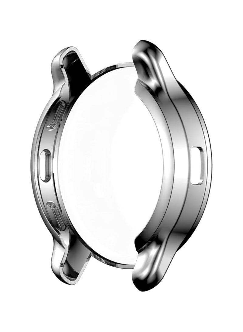 Case Cover Compatible with Garmin Venu 2 Plus Watch Case Screen Protector, All-Around Protective Case Soft TPU Bumper for Garmin Venu 2 Plus Accessories (Silver) - Image 4