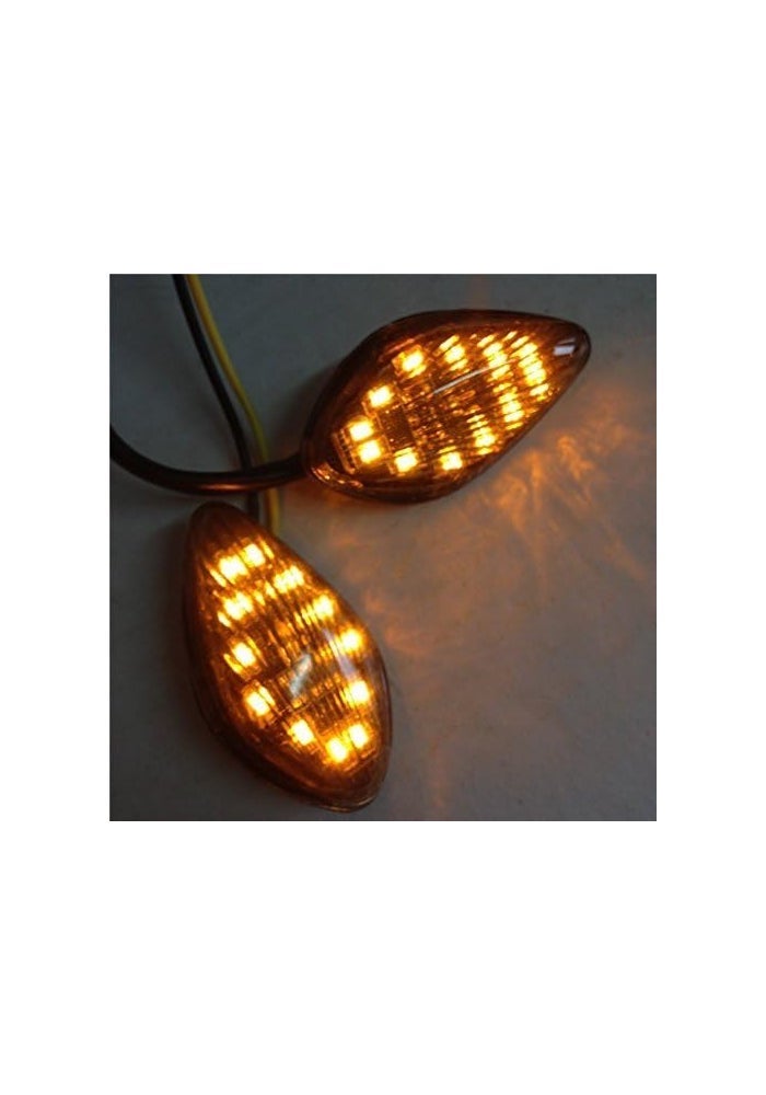 إشارة انعطاف LED مدمجة مدخنة SMT-MOTO للدراجات النارية لهوندا CBR 919 600 F3/F4/F4I 600RR 1000RR