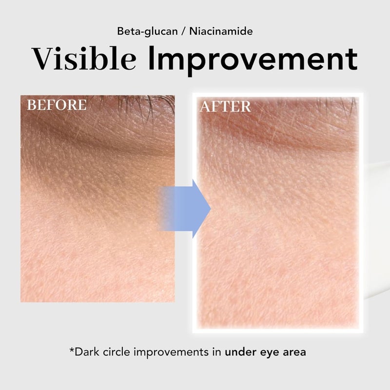 NOWATER Collagen Eye Cream for Wrinkles Puffiness Dark Circles Hydrolyzed Collagen Betaglucan for Improved Undereye Area Korean Skincare 088 floz - Image 4