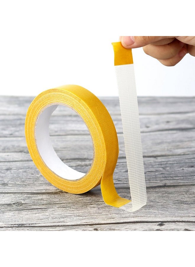 yuntop 1 Pack Double Sided Fabric Tape Heavy Duty Gauze Tape Fabric Tape High Stickness Mounting Tape For Carpets, Pictures, Posters, Frames (2Cm/0.78Inch X 20M/66Ft)  - Image 3