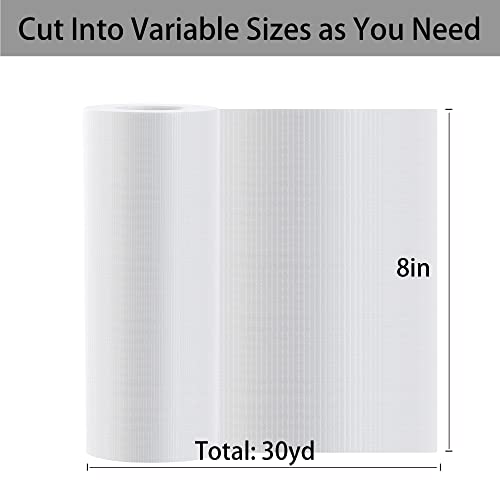 Seneme Water Soluble Stabilizer for Embroidery Topping Film (8 in x 30 yd Roll), Seneme 35um Clear Embroidery Stabilizers - Wash Away Embroidery Stabilizer for Machine Embroidery Stabilizer and Hand Sewing - Image 2