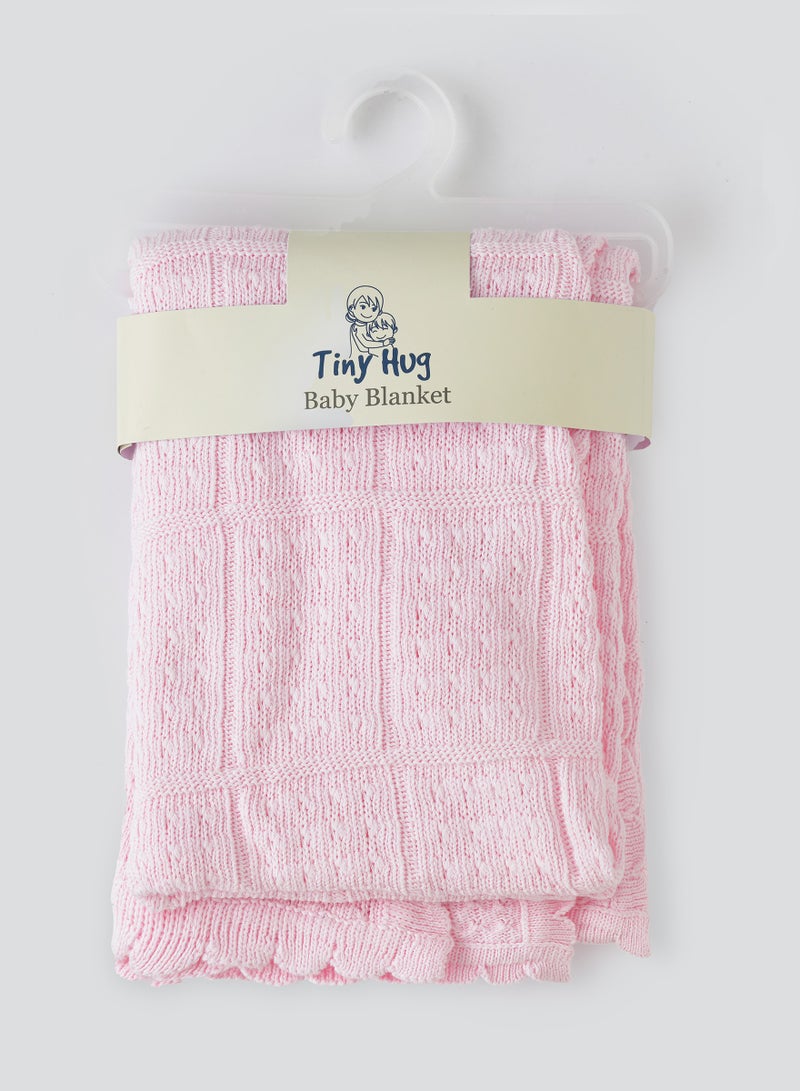 Tiny Hug بطانية للأطفال حديثي الولادة، بطانية ناعمة ودافئة للأطفال حديثي الولادة - Image 4