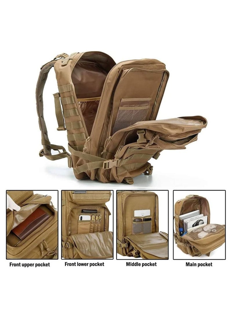 Cool Baby Style - COOLBABY Military Tactical Backpack Large 45L Molle Bag Backpacks Rucksacks for Hiking Outdoor Camping Trekking Hunting - Image 1