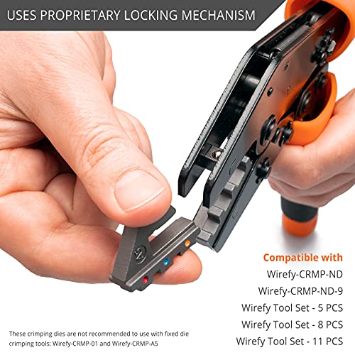 Wirefy Crimping Die for Larger Diameter Non-Insulated Terminals - 6-4 AWG - Image 4