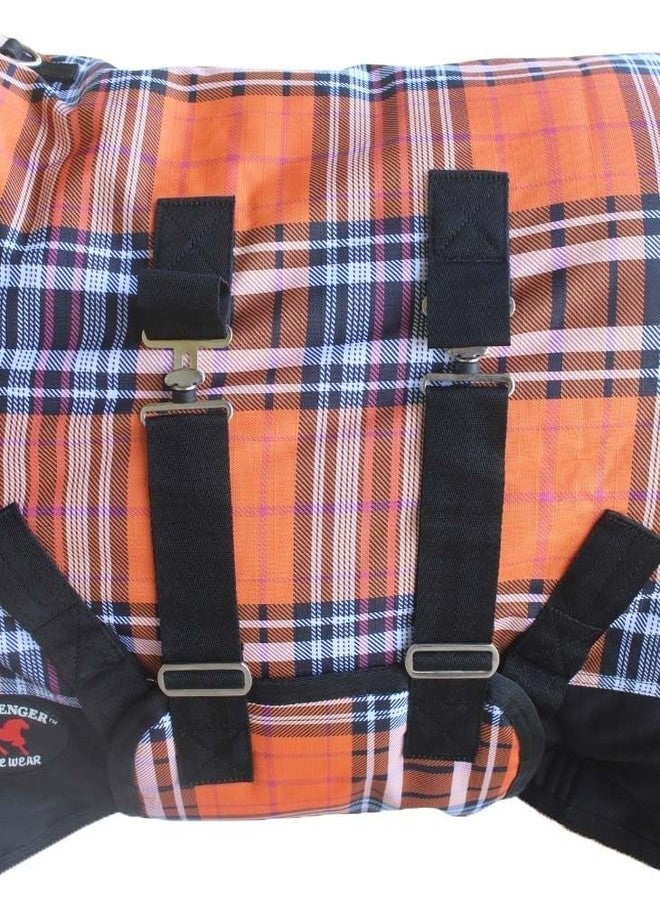 Challenger 58" 1200D Miniature Weanling Donkey Pony Horse Foal Winter Blanket Orange 51970B - Image 3